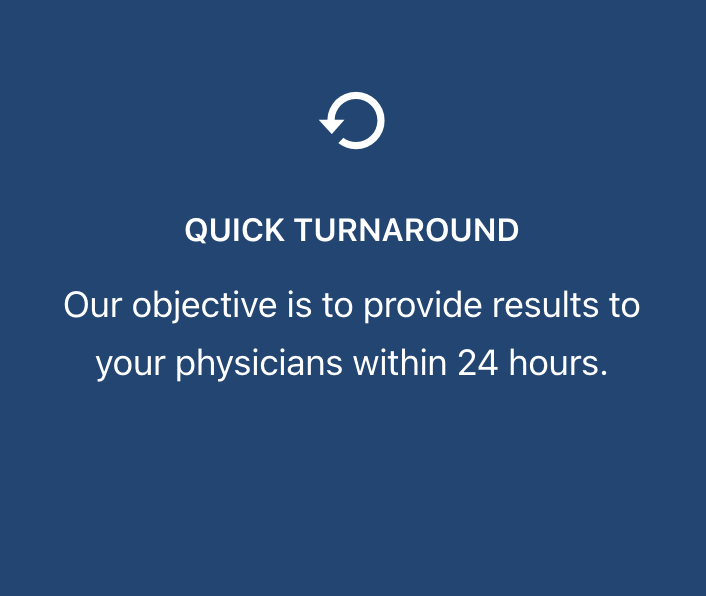 quick turnaround information